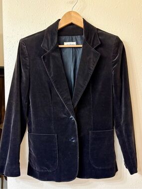 Jack Winter black 1980’s  Velvet Blazer